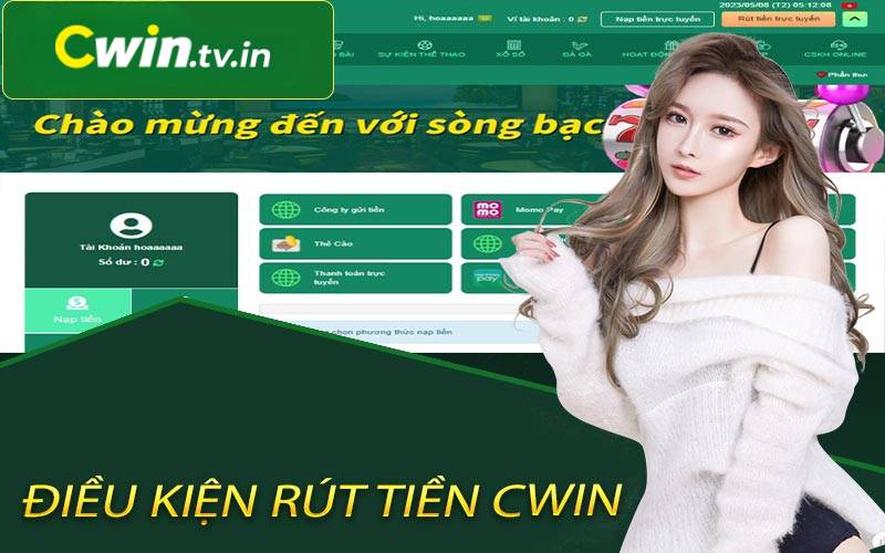 Hãy đọc kỹ các điều kiện trước khi thực hiện giao dịch rút tiền tại Cwin